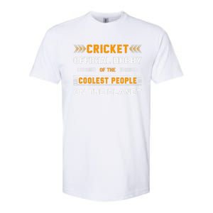 Funny Hobby Cricket For Cricket Lovers Players Softstyle CVC T-Shirt