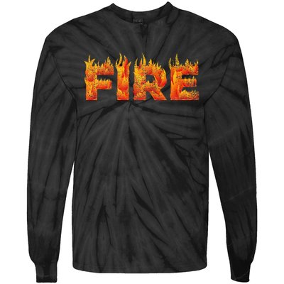 FIRE HALLOWEEN COSTUME FIRE AND ICE MATCHING COUPLES Tie-Dye Long Sleeve Shirt