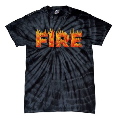 FIRE HALLOWEEN COSTUME FIRE AND ICE MATCHING COUPLES Tie-Dye T-Shirt