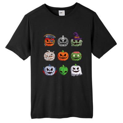 Funny Halloween Costume Pumpkin Characters Tall Fusion ChromaSoft Performance T-Shirt