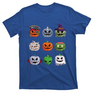 Funny Halloween Costume Pumpkin Characters T-Shirt