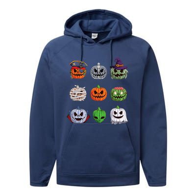 Funny Halloween Costume Pumpkin Characters Performance Fleece Hoodie