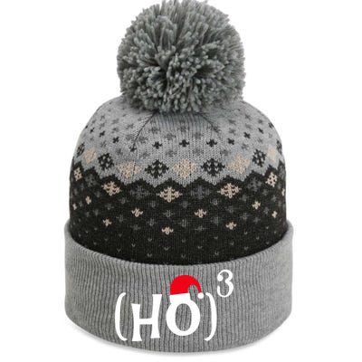 Funny Ho Cubed Christmas Math Gift The Baniff Cuffed Pom Beanie