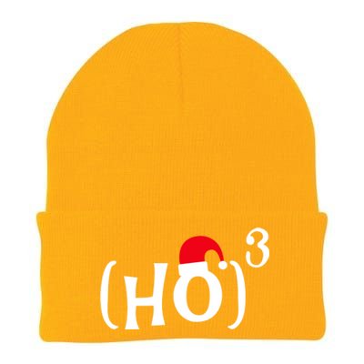 Funny Ho Cubed Christmas Math Gift Knit Cap Winter Beanie