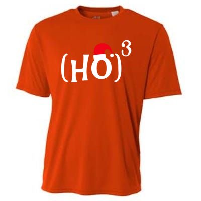 Funny Ho Cubed Christmas Math Gift Cooling Performance Crew T-Shirt