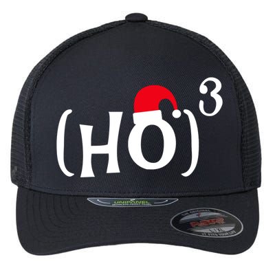 Funny Ho Cubed Christmas Math Gift Flexfit Unipanel Trucker Cap