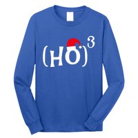 Funny Ho Cubed Christmas Math Gift Long Sleeve Shirt