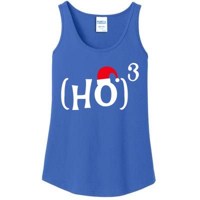 Funny Ho Cubed Christmas Math Gift Ladies Essential Tank