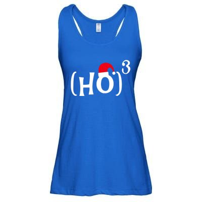 Funny Ho Cubed Christmas Math Gift Ladies Essential Flowy Tank