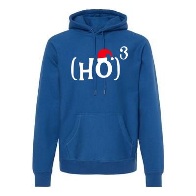 Funny Ho Cubed Christmas Math Gift Premium Hoodie