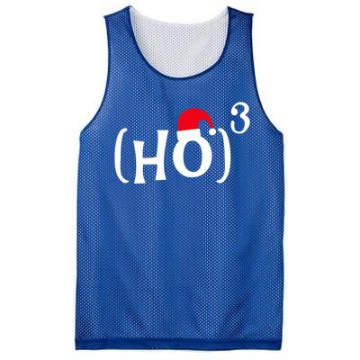 Funny Ho Cubed Christmas Math Gift Mesh Reversible Basketball Jersey Tank