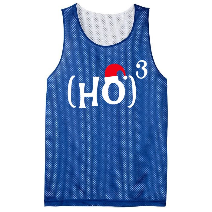 Funny Ho Cubed Christmas Math Gift Mesh Reversible Basketball Jersey Tank