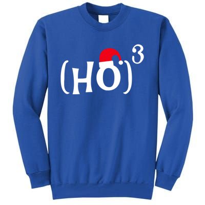 Funny Ho Cubed Christmas Math Gift Tall Sweatshirt