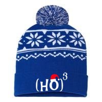 Funny Ho Cubed Christmas Math Gift USA-Made Snowflake Beanie