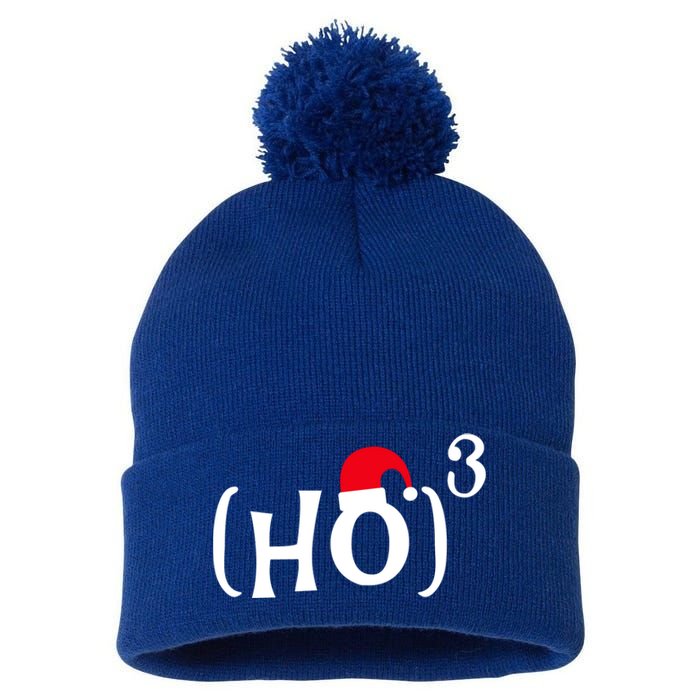 Funny Ho Cubed Christmas Math Gift Pom Pom 12in Knit Beanie