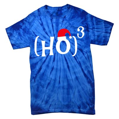 Funny Ho Cubed Christmas Math Gift Tie-Dye T-Shirt