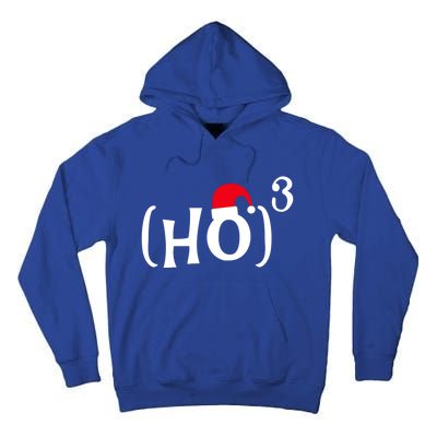 Funny Ho Cubed Christmas Math Gift Tall Hoodie