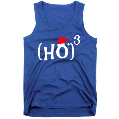 Funny Ho Cubed Christmas Math Gift Tank Top