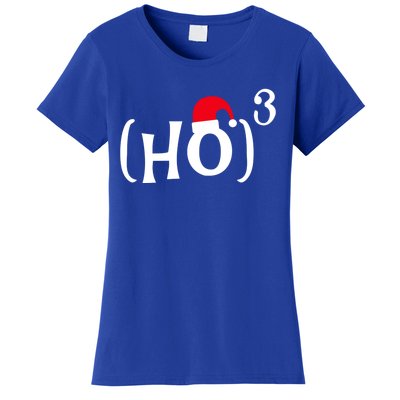 Funny Ho Cubed Christmas Math Gift Women's T-Shirt