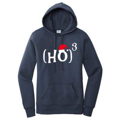 Funny Ho Cubed Christmas Math Gift Women's Pullover Hoodie