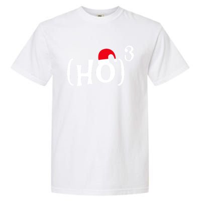 Funny Ho Cubed Christmas Math Gift Garment-Dyed Heavyweight T-Shirt