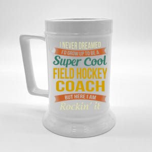 Field Hockey Coach Funny Thank You Funny Gift Appreciation Gift Beer Stein