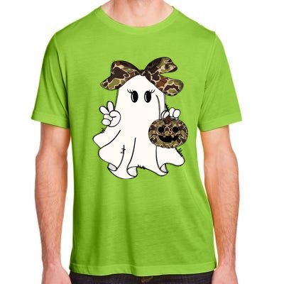 Funny Halloween Camouflage Camo Ghost Hello Hunting Season Adult ChromaSoft Performance T-Shirt