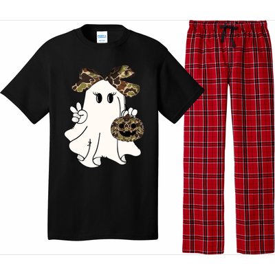 Funny Halloween Camouflage Camo Ghost Hello Hunting Season Pajama Set