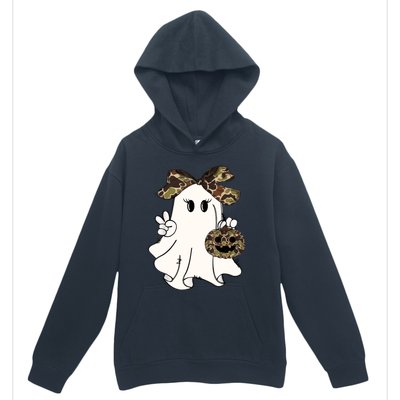 Funny Halloween Camouflage Camo Ghost Hello Hunting Season Urban Pullover Hoodie