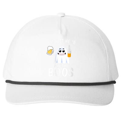 Funny Halloween, Cute Halloween, I'm Just Here For The Boos Costume Snapback Five-Panel Rope Hat