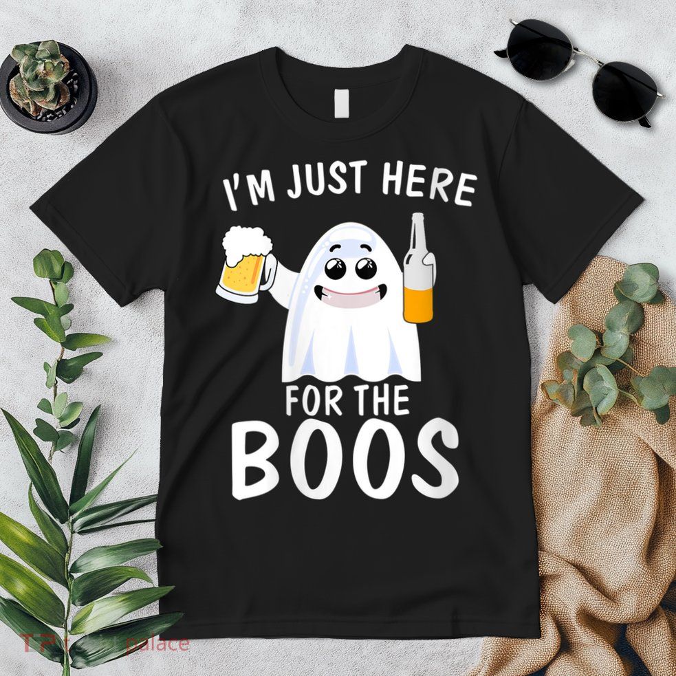 Funny Halloween, Cute Halloween, I'm Just Here For The Boos Costume Premium T-Shirt