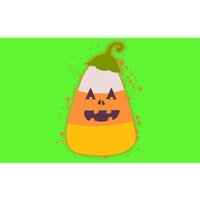 Funny Halloween Candy Corn Pumpkin Bumper Sticker