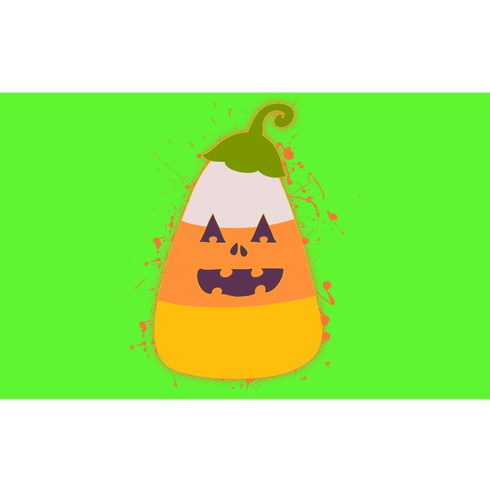 Funny Halloween Candy Corn Pumpkin Bumper Sticker