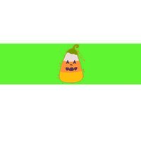 Funny Halloween Candy Corn Pumpkin Bumper Sticker