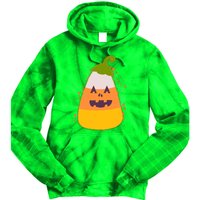 Funny Halloween Candy Corn Pumpkin Tie Dye Hoodie