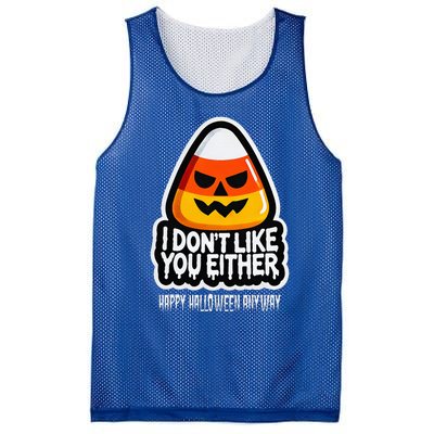 Funny Halloween Candy Corn Mesh Reversible Basketball Jersey Tank