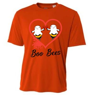 Funny Halloween Cute Gift Boo Bees Gift Cooling Performance Crew T-Shirt