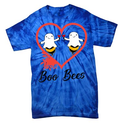 Funny Halloween Cute Gift Boo Bees Gift Tie-Dye T-Shirt