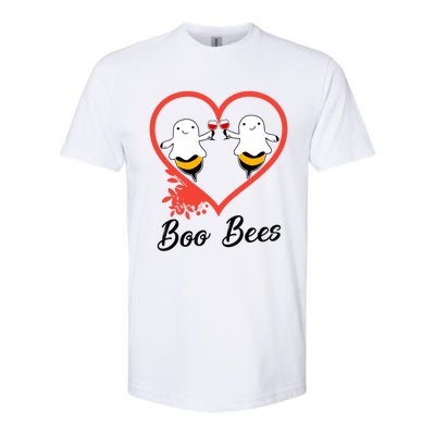 Funny Halloween Cute Gift Boo Bees Gift Softstyle CVC T-Shirt