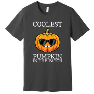 Funny Halloween Coolest Pumpkin In The Patch Gift Premium T-Shirt