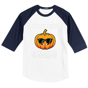 Funny Halloween Coolest Pumpkin In The Patch Gift Baseball Sleeve Shirt