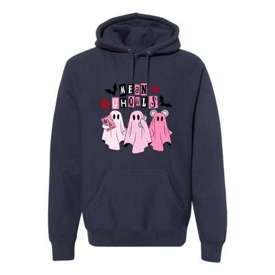 Funny Halloween Cute Ghost Mean Ghouls Spooky Season Gift Premium Hoodie