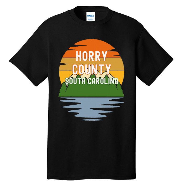 From Horry County South Carolina Vintage Sunset Tall T-Shirt