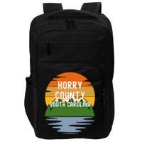 From Horry County South Carolina Vintage Sunset Impact Tech Backpack