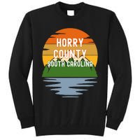 From Horry County South Carolina Vintage Sunset Tall Sweatshirt