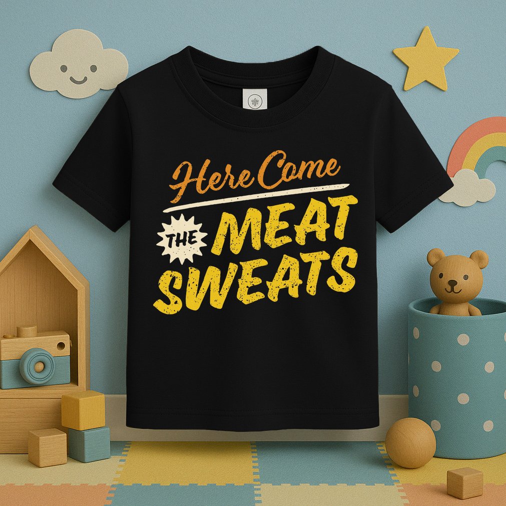 Funny Here Come The Meat Sweats Toddler T-Shirt