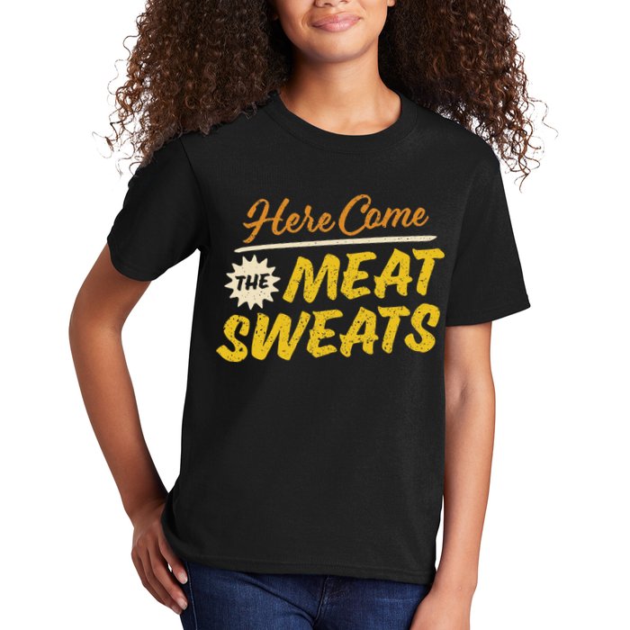Funny Here Come The Meat Sweats Kids T-Shirt