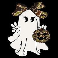 Funny Halloween Camouflage Camo Ghost Hello Hunting Season Gift City Backpack