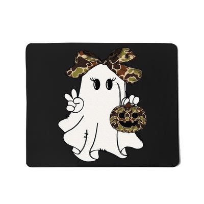 Funny Halloween Camouflage Camo Ghost Hello Hunting Season Gift Mousepad