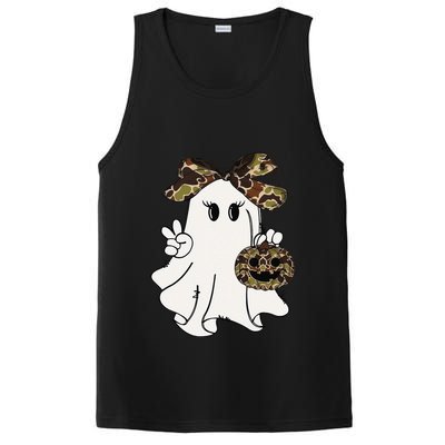 Funny Halloween Camouflage Camo Ghost Hello Hunting Season Gift PosiCharge Competitor Tank
